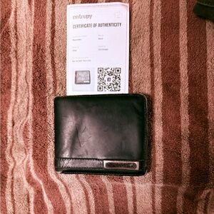 Men’s Vintage Gucci Black Leather Wallet